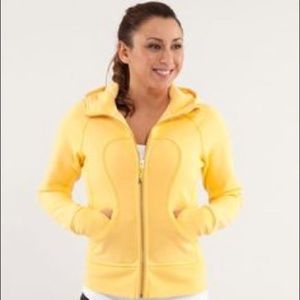 Lululemon yellow scuba hoodie